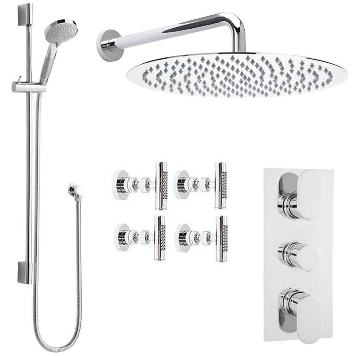 hudson-reed-reign-thermostatic-shower-valve-round-head-400mm-riser--body-jets-hrskit435-
