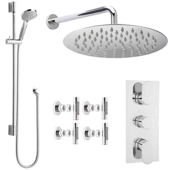 hudson-reed-reign-thermostatic-shower-valve-round-head-200mm-riser--body-jets-hrskit445-