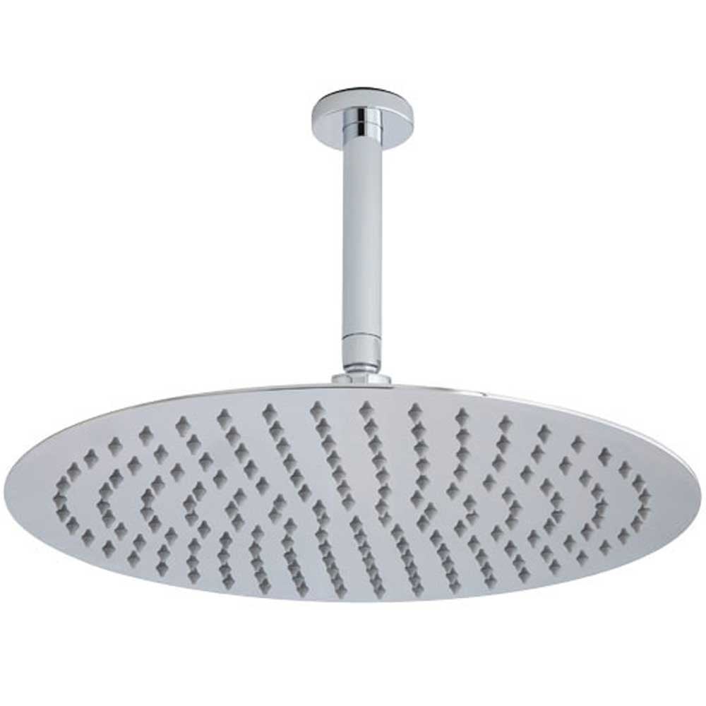 Hudson Reed Reign Thermostatic Shower Valve, Round Head 400mm, Riser & Body Jets HRSKIT465