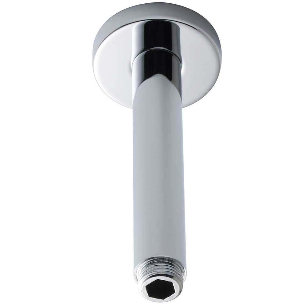 Hudson Reed Art Thermostatic Shower Valve, Square Head 200mm, Arm & 4 Body Jets