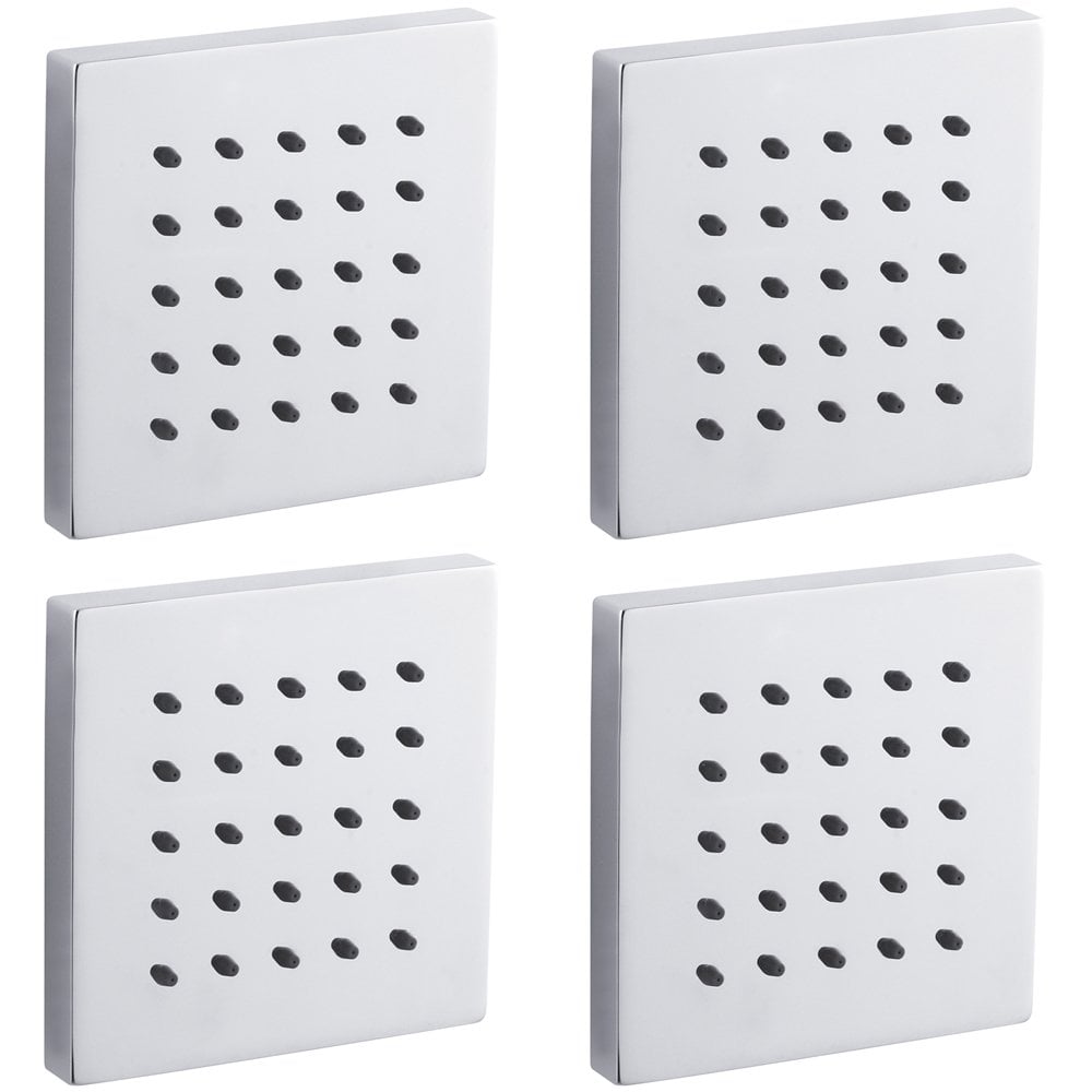 Hudson Reed Art Thermostatic Shower Valve, Ceiling Tile Head 370mm, Riser & Jets