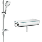 hansgrohe-ecostatthermostatics-select-650mm-chrome-white-combi-set--hand-shower-