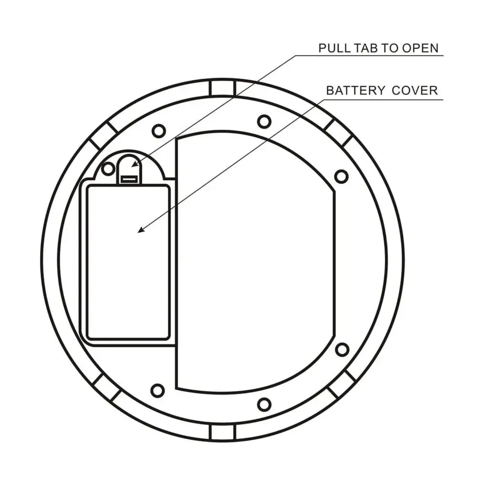 Inmotion LB Model Sensor Bin Replacement Battery Cover