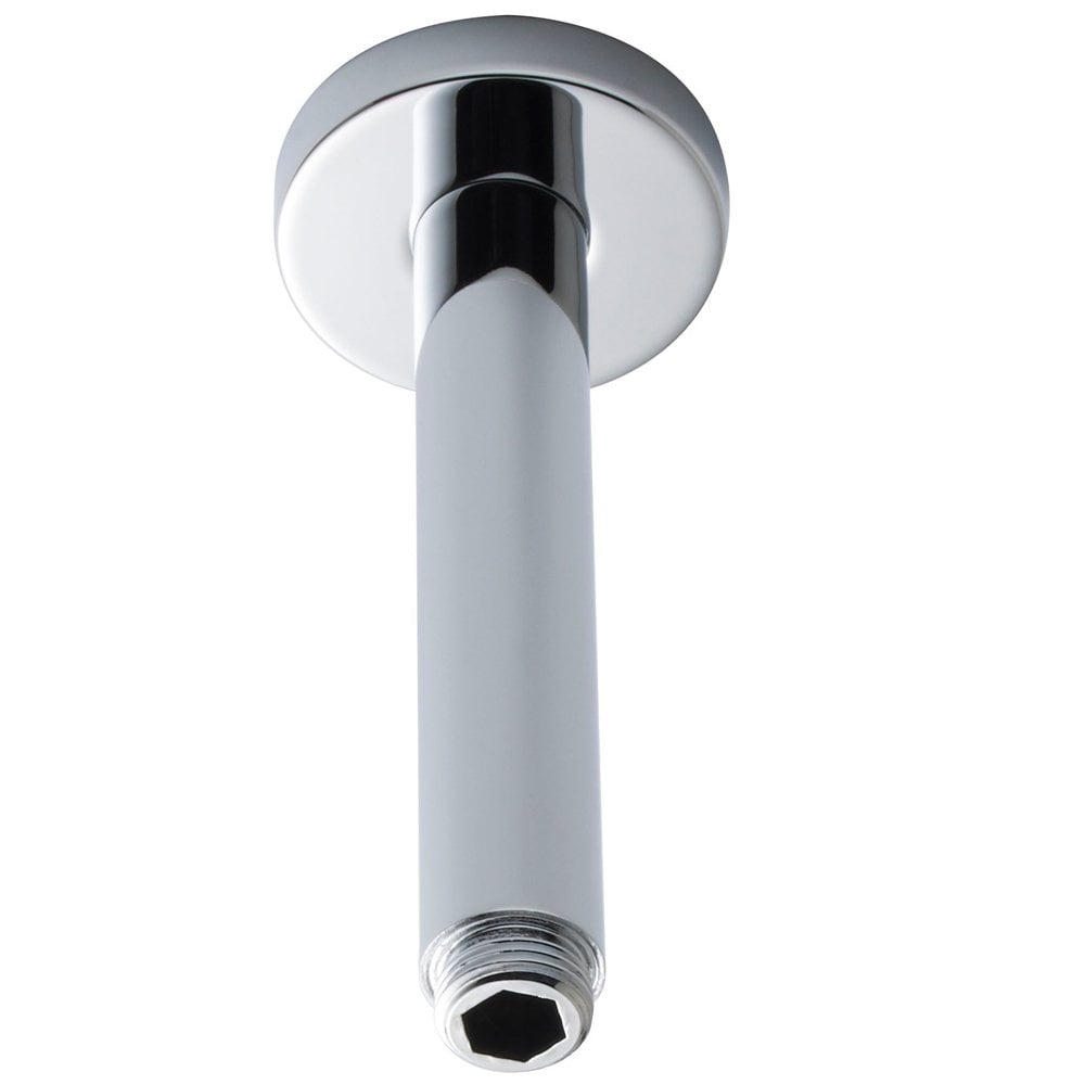 Nuie Quest Thermostatic Shower Mixer Valve, 200mm LED Head, Arm & Riser Kit