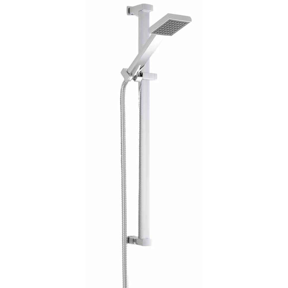 Nuie Volt Thermostatic Shower Mixer Valve, 300mm LED Head, Arm & Riser Kit