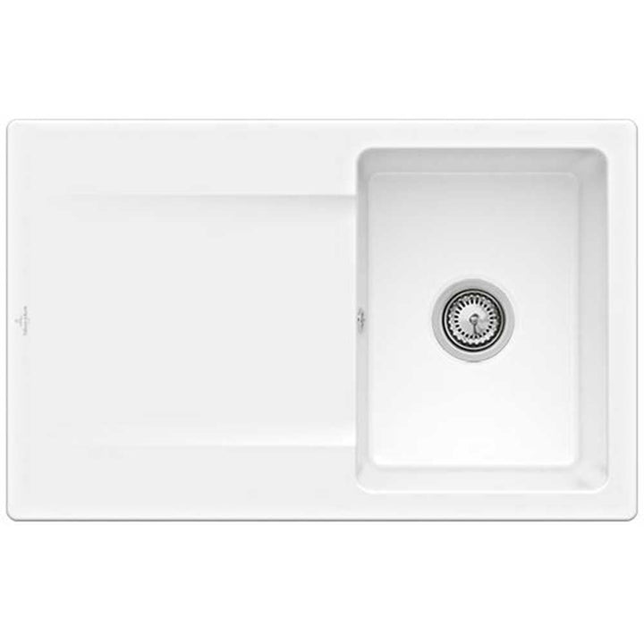 villeroy--boch-siluet-45-10-bowl-white-ceramic-kitchen-sink---no-waste-