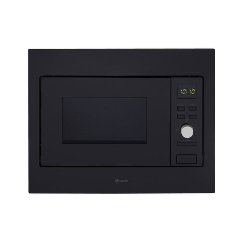 Caple 59.5cm Classic Built-In Black Glass Microwave and Grill CM123BK