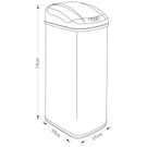 inmotion-52l-brushed-ss-auto-automatic-sensor-kitchen-waste-dust-bin-