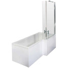 nuie-square-l-shape-1500mm-shower-bath-rh-fixed-screen--white-panel-