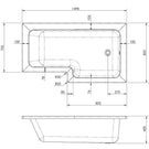 nuie-square-l-shape-1500mm-shower-bath-rh-fixed-screen--white-panel-
