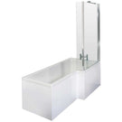 nuie-square-l-shape-1700mm-shower-bath-rh-fixed-screen--white-panel-