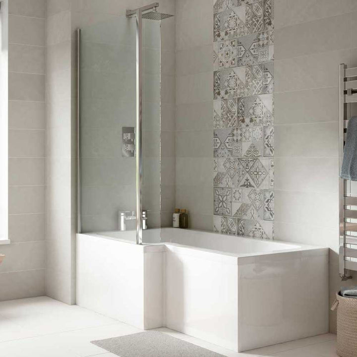 nuie-square-l-shape-1500mm-shower-bath-lh-fixed-screen--white-panel-