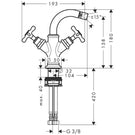axor-montreux-brushed-bronze-twin-cross-handle-bidet-mixer-tap-with-pop-up-waste-