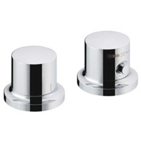 AXOR Massaud Chrome 2 Hole Rim Mounted Thermostatic Bath Mixer