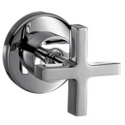 AXOR Citterio Chrome Concealed Shut Off Valve With Cross Handle
