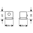 axor-uno-chrome-2-hole-rim-mounted-thermostatic-bath-mixer-