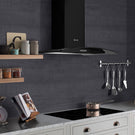 caple-90cm-black-glass-wall-chimney-hood-cgc911bk-