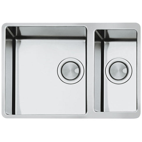 Smeg Mira 1.5 Bolw Brushed Stainless Steel Undermounted Kitchen Sink VSTR4018-2