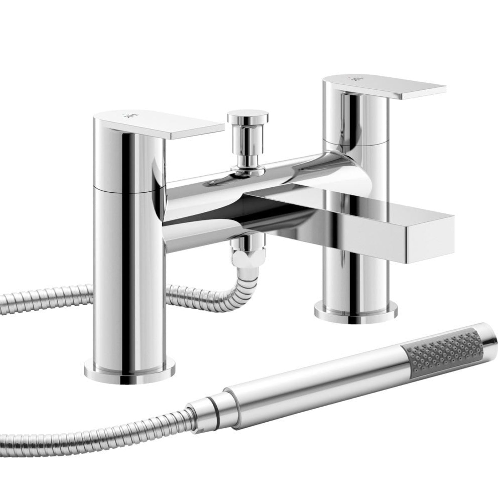 Hudson Reed Sottile Chrome Twin Lever Bath Shower Mixer Tap SOT304