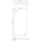 hudson-reed-black-wetroom-shower-screen--support-bar-1000mm-wrsbp10-