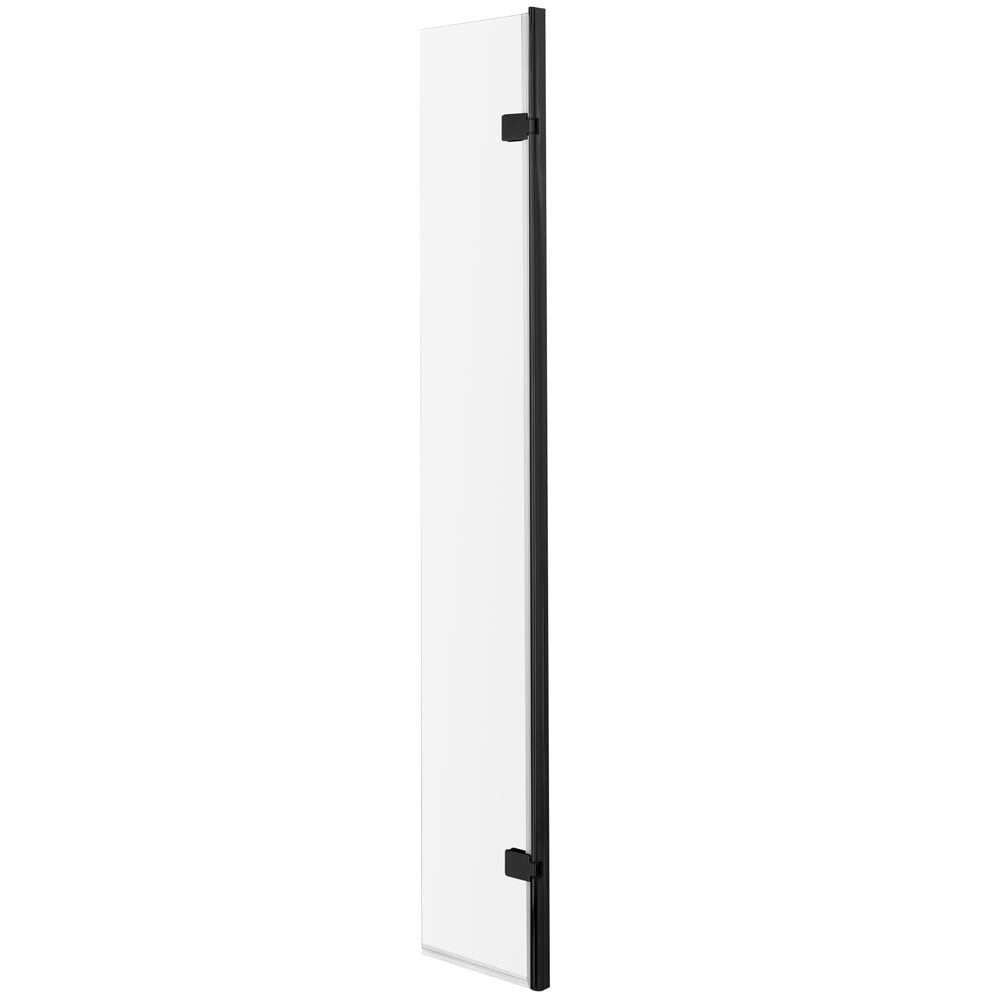 Hudson Reed Black Wetroom Swing Shower Screen 300mm WRSBP30