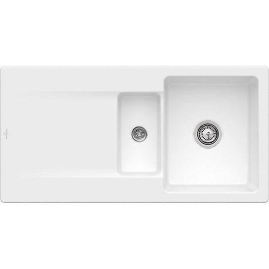 villeroy--boch-siluet-60r-15-bowl-white-ceramic-kitchen-sink---no-waste-