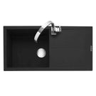 caple-sotera-100-10-bowl-anthracite-black-granite-kitchen-sink--waste-