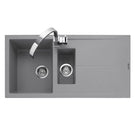 caple-sotera-150-15-bowl-pebble-grey-granite-kitchen-sink--waste-
