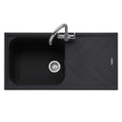 caple-veis-100-10-bowl-anthracite-black-granite-kitchen-sink--waste-