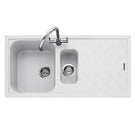 caple-veis-150-15-bowl-chalk-white-granite-kitchen-sink--waste-