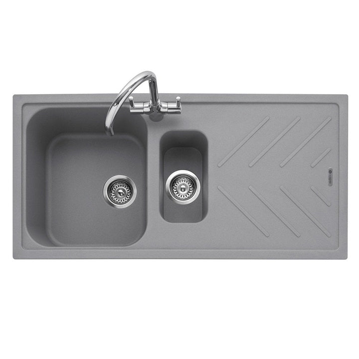 caple-veis-150-15-bowl-pebble-grey-granite-kitchen-sink--waste-