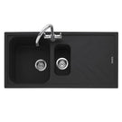caple-veis-150-15-bowl-anthracite-black-granite-kitchen-sink--waste-
