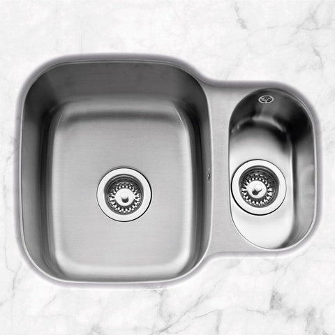 Caple Form 150 1.5 Bowl Satin Stainless Steel Kitchen Sink FORM150UNI