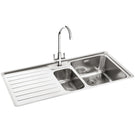 carron-phoenix-atoll-150-15-bowl-stainless-steel-brushed-inset-sink--waste-lhd-