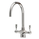 caple-leval-chrome-twin-lever-kitchen-sink-mixer-tap-lev3ch-