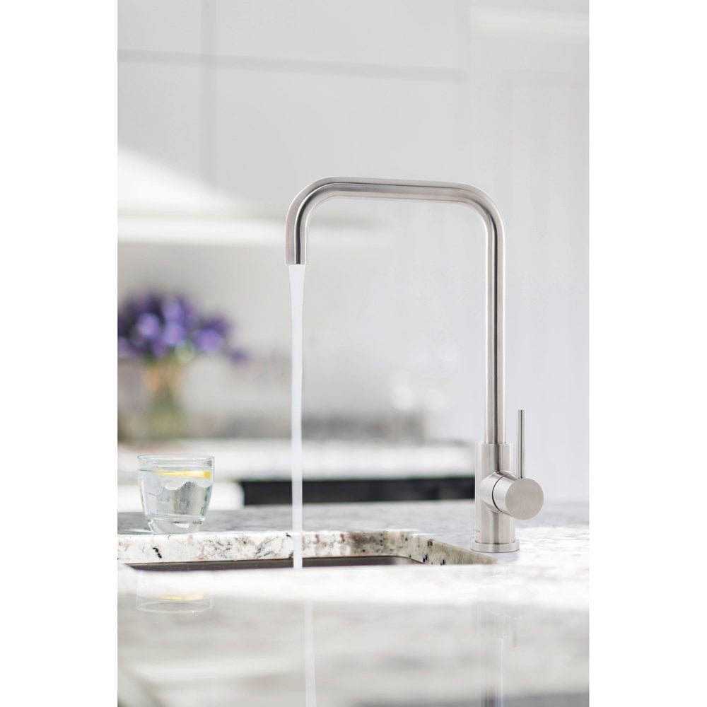 Caple Aspen Quad Stainless Steel Single Lever Kitchen Sink Mixer Tap ASPQ2/SS