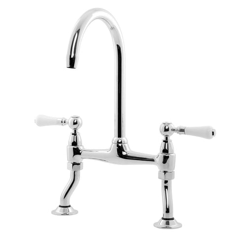 Caple Knightsbridge Bridge Chrome Kitchen Sink Mixer Tap K/BRI4/CH