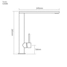 caple-karns-black-solid-stainless-steel-single-lever-kitchen-sink-mixer-tap-karbk-