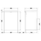 hudson-reed-fusion-gloss-grey-400mm-wall-hung-1door-vanity-unit--basin---cbi939-