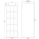 hudson-reed-black-frame-wetroom-shower-screen-with-support-arm--feet-700x1950x8mm---bfaf070-