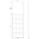 hudson-reed-black-frame-wetroom-shower-screen--ceiling-posts-900x1950x8mm---bfcp090-