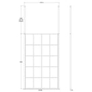 hudson-reed-black-frame-wetroom-shower-screen--ceiling-posts-1200x1950x8mm---bfcp12-