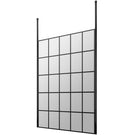 hudson-reed-black-frame-wetroom-shower-screen--ceiling-posts-1400x1950x8mm---bfcp14-