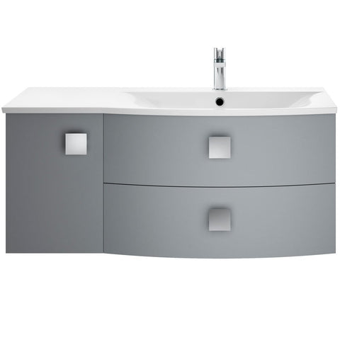 Hudson Reed Sarenna 1000mm Wall Hung Cabinet & Basin Right Hand Side