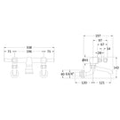 hudson-reed-topaz-black-twin-lever-wall-mounted-bath-filler-tap---bc403hlwm-