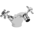 hudson-reed-topaz-black-twin-cross-hnadle-bidet-mixer-tap-with-waste---bc406dx-