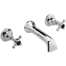 hudson-reed-topaz-black-crosshead-hexagonal-collar-basin-mixer-tap---bc417hx-