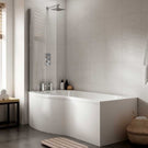 nuie-curved-b-shape-1500mm-shower-bath-lh-fixed-screen--white-panel-
