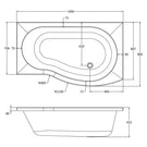 nuie-curved-b-shape-1500mm-shower-bath-rh-fixed-screen--white-panel-
