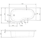 nuie-curved-p-shape-1500mm-shower-bath-lh-fixed-screen--white-panel-